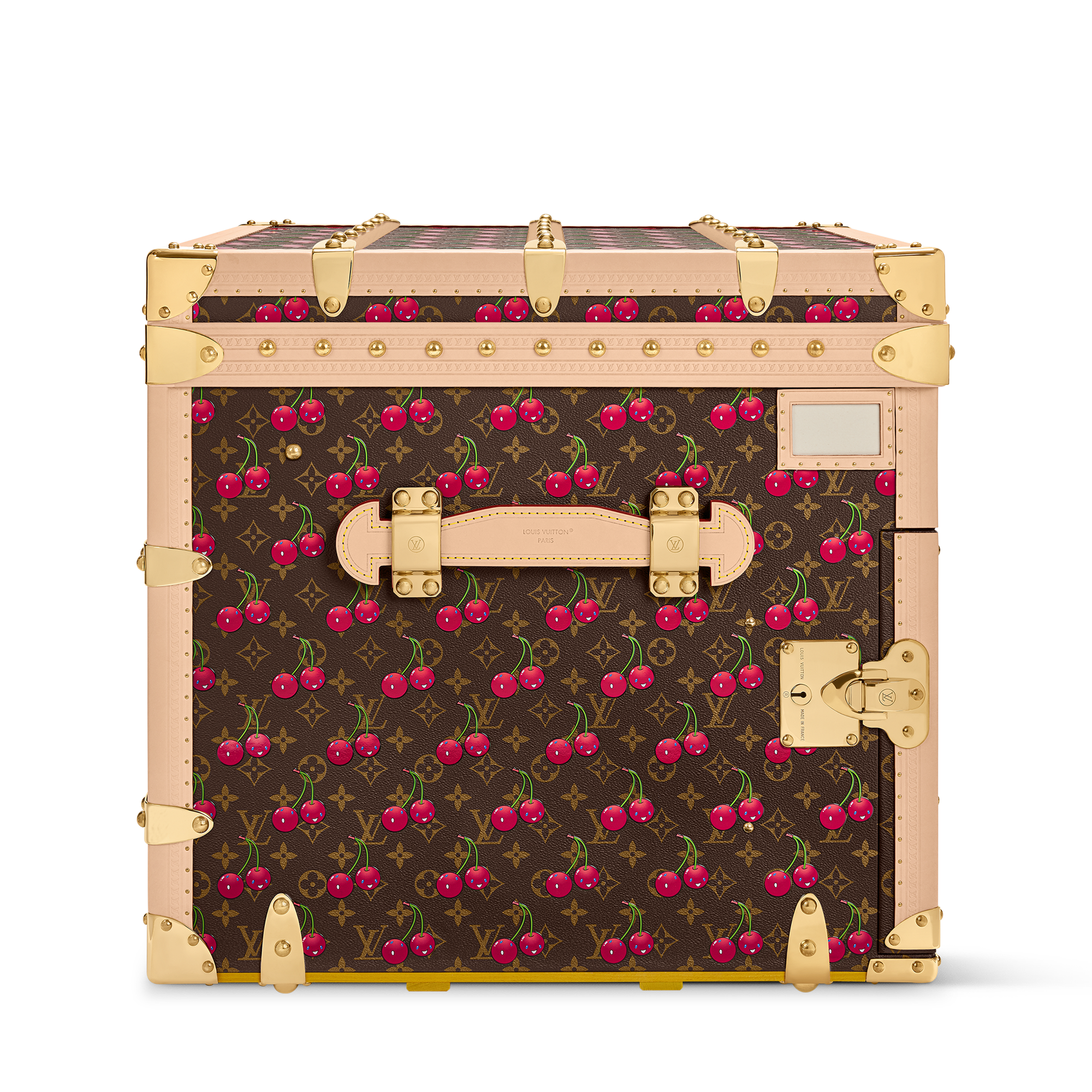 LV x TM Courrier Lozine Carré Cherry Other Monogram Canvas